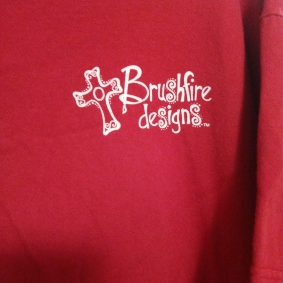 🎉Brushfire Designs Red Cross Timothy 9:5 Tee - Picture 6 of 6